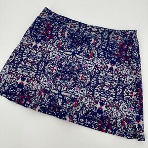 Tranquility‎ by Colorado Clothing Womens Skort Blue Floral Print Sz Med Athletic